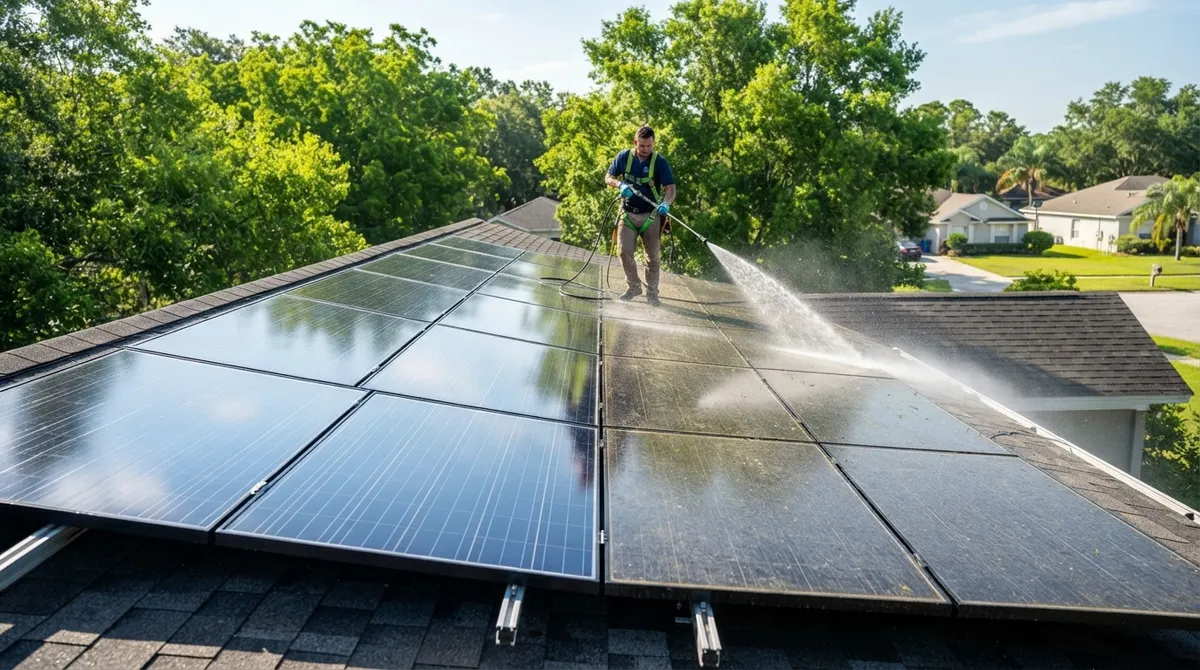 DIY vs. Pro Solar Panel Cleaning Riverview FL: Who Wins?