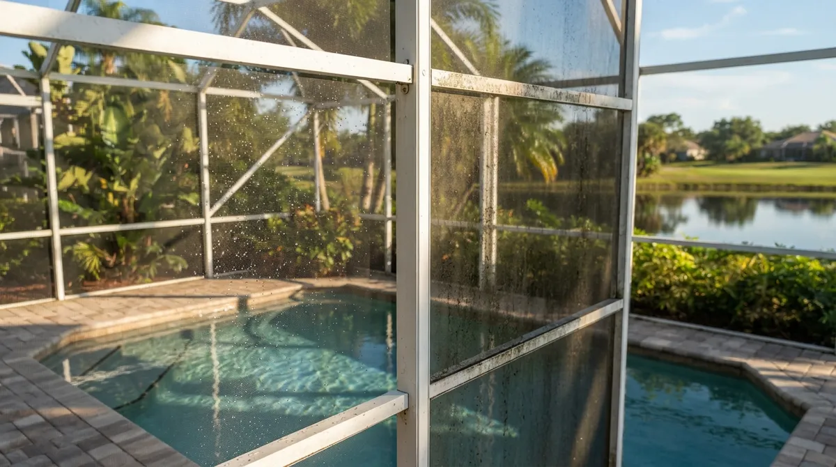 How to Get Sparkling Pool Screens in Sun City Center