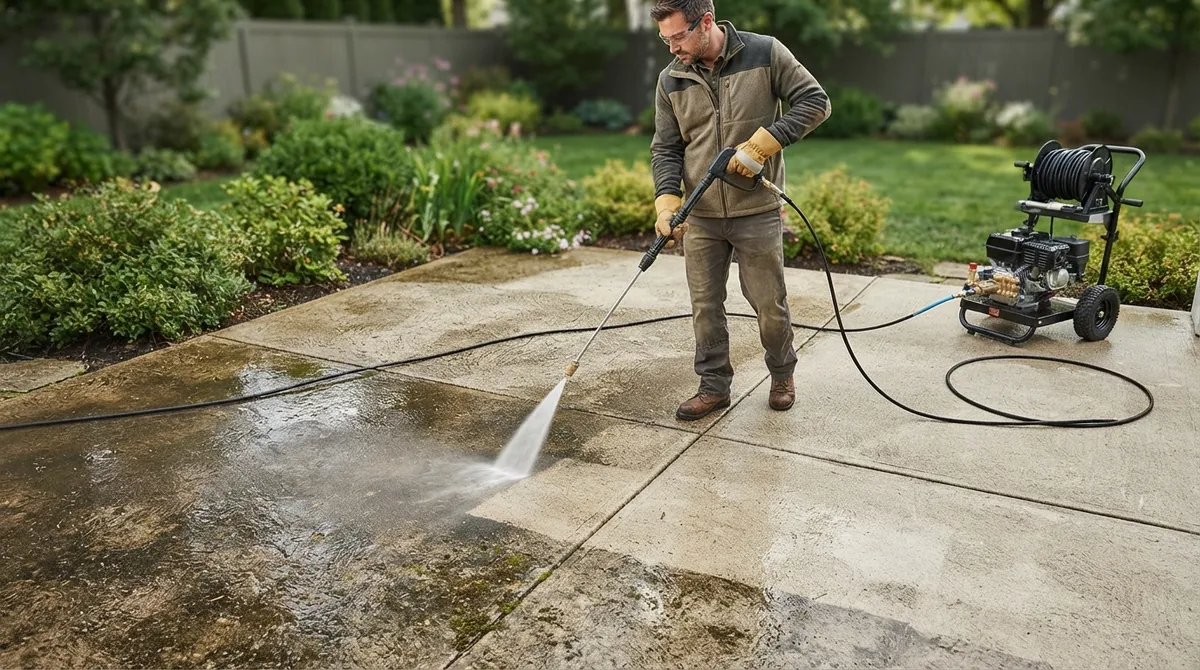 pressure washer for concrete patio