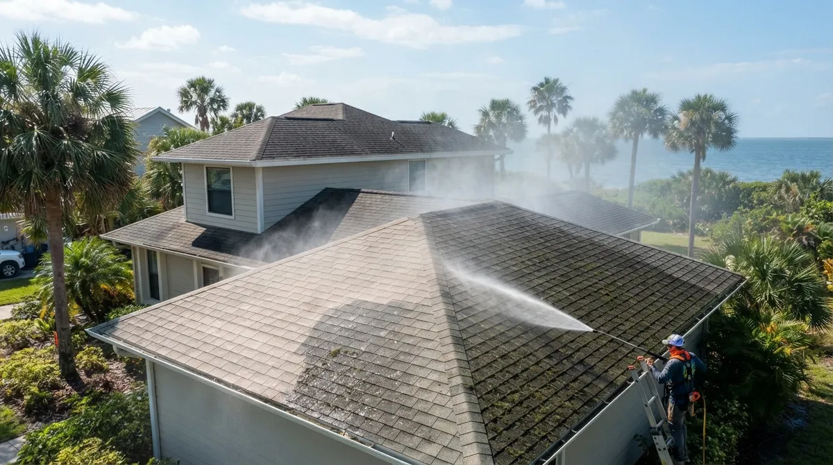Why Does Your Apollo Beach FL Roof Need Cleaning Now?