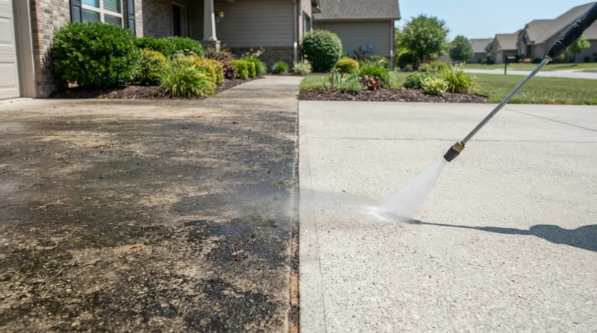 driveway pressure washing