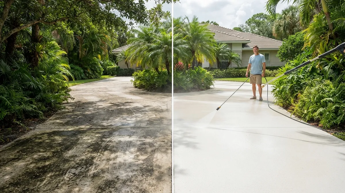 DIY vs. Pro Driveway Pressure Washing: Who Wins?