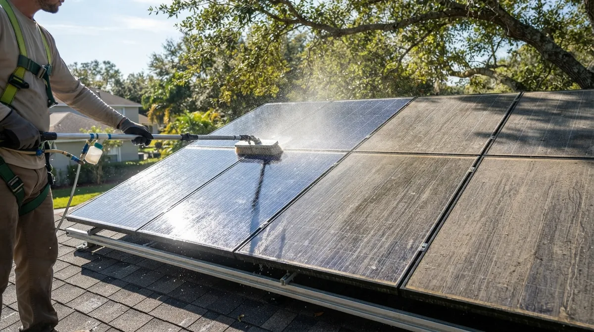 6 Solar Panel Washing Lithia FL Mistakes to Avoid