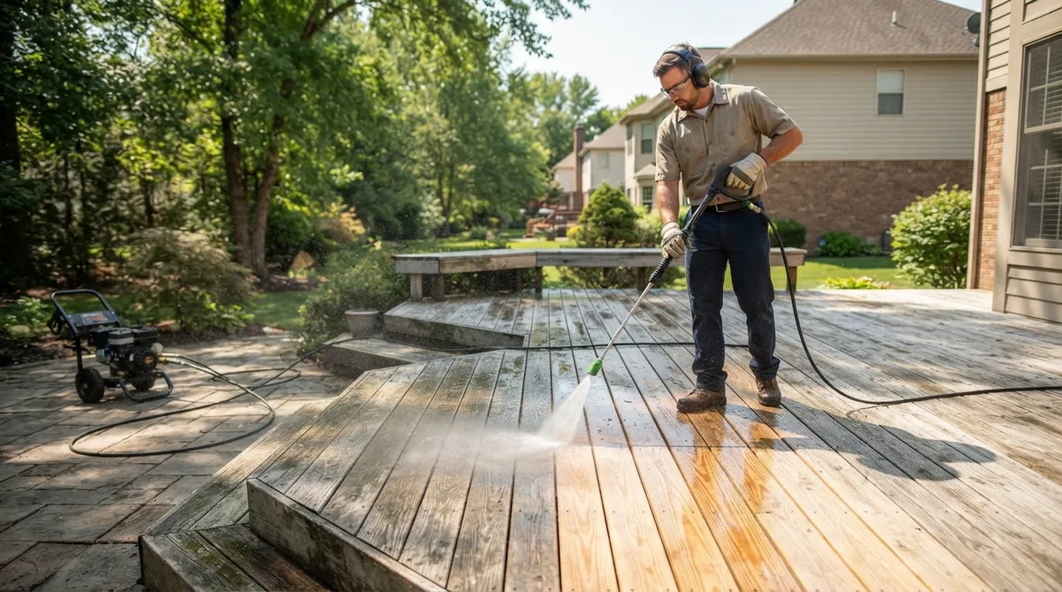 deck pressure washing near me
