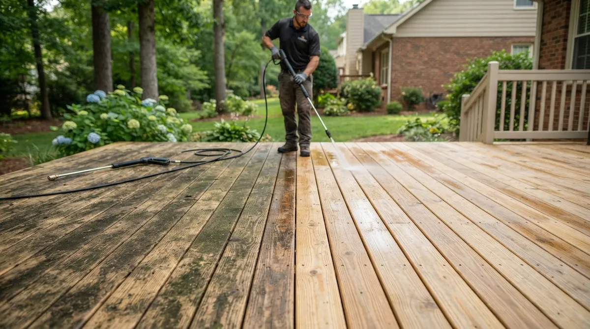 deck pressure washing near me