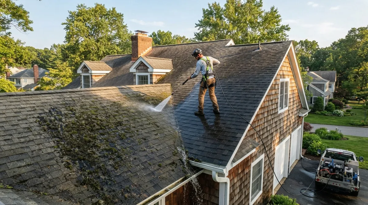 roof power washing services near me