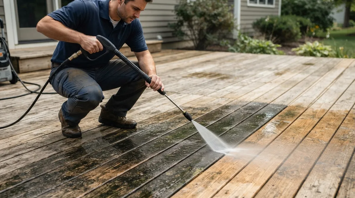 deck power washing services near me