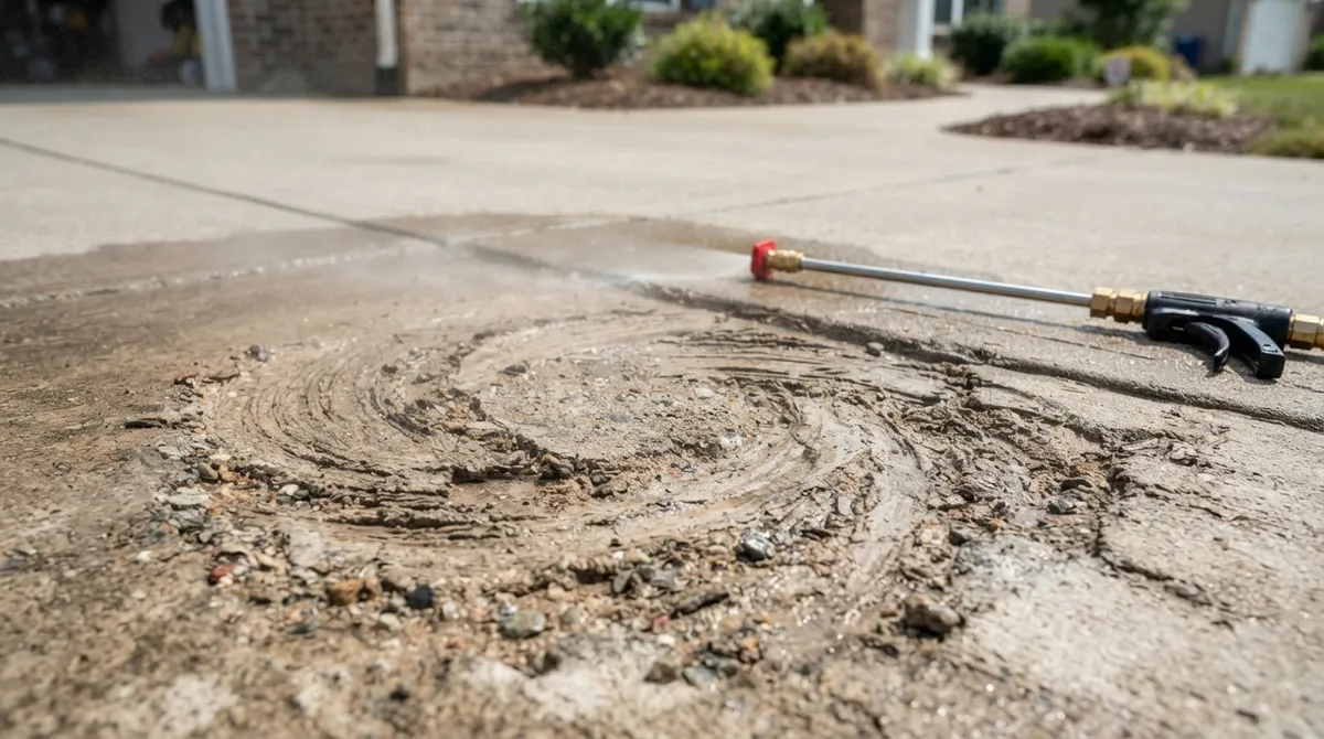 psi needed to clean concrete