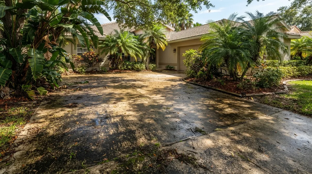 concrete driveway cleaning near me