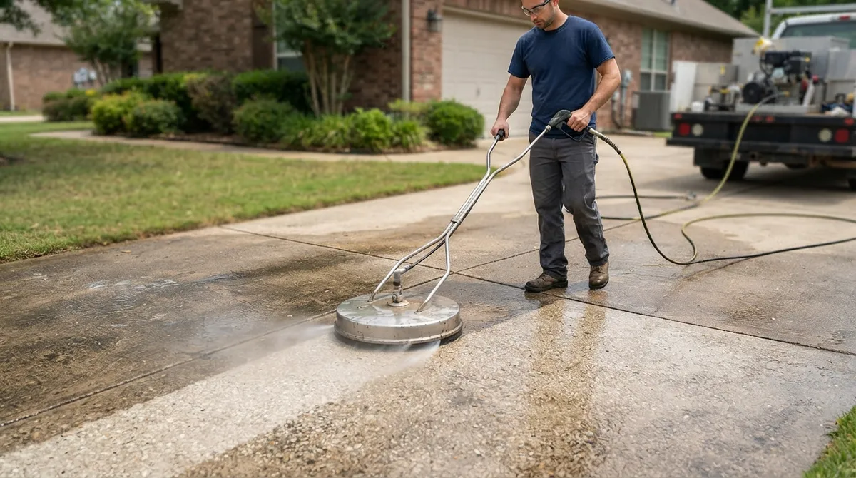 concrete driveway cleaning near me