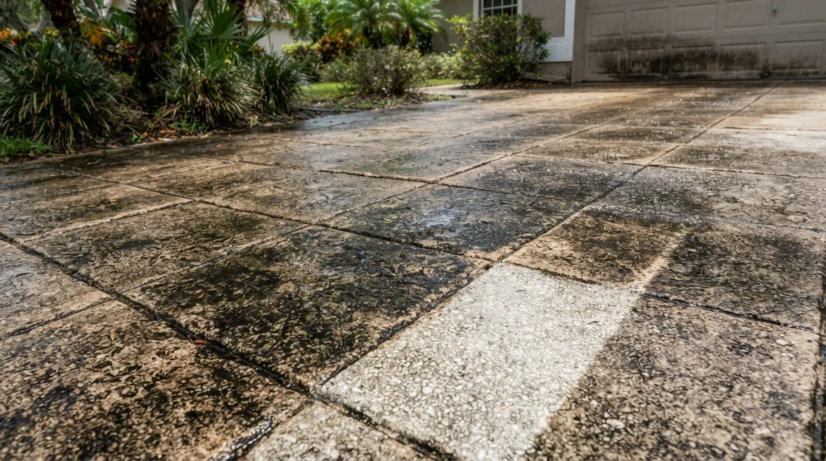 pressure washing tips concrete