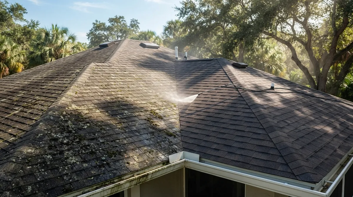 Pressure Wash Roof Near Me: A Hillsborough Homeowner's Guide