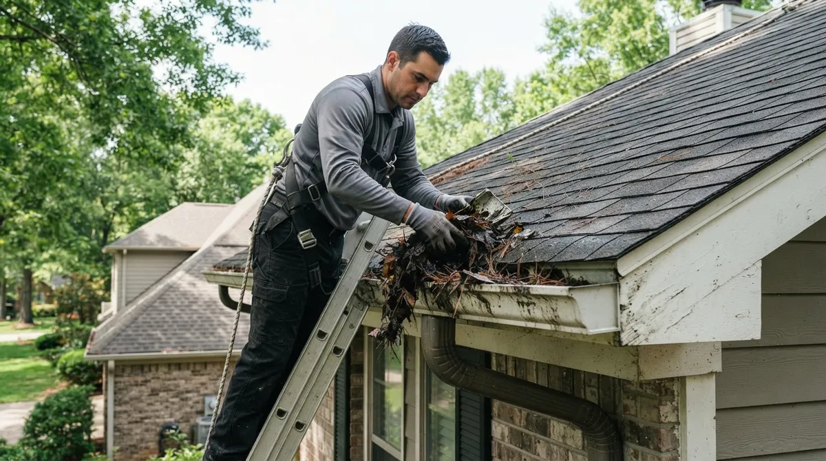 rain gutter cleaning service near me