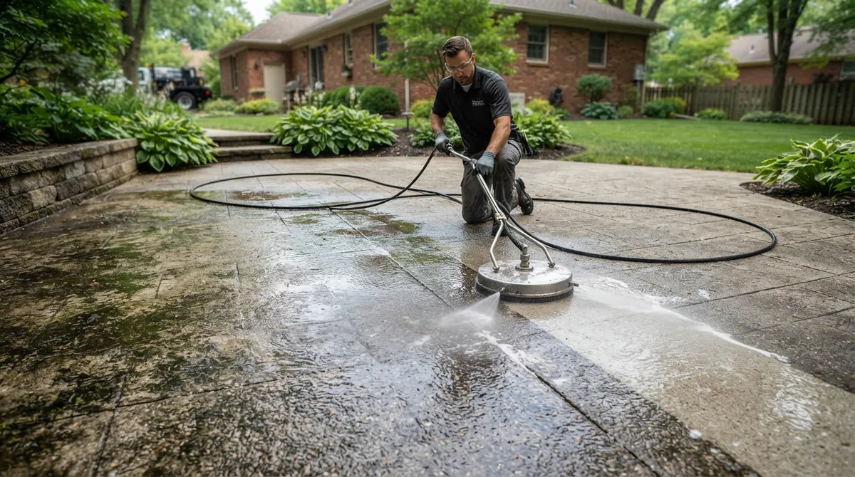 concrete power washing companies near me