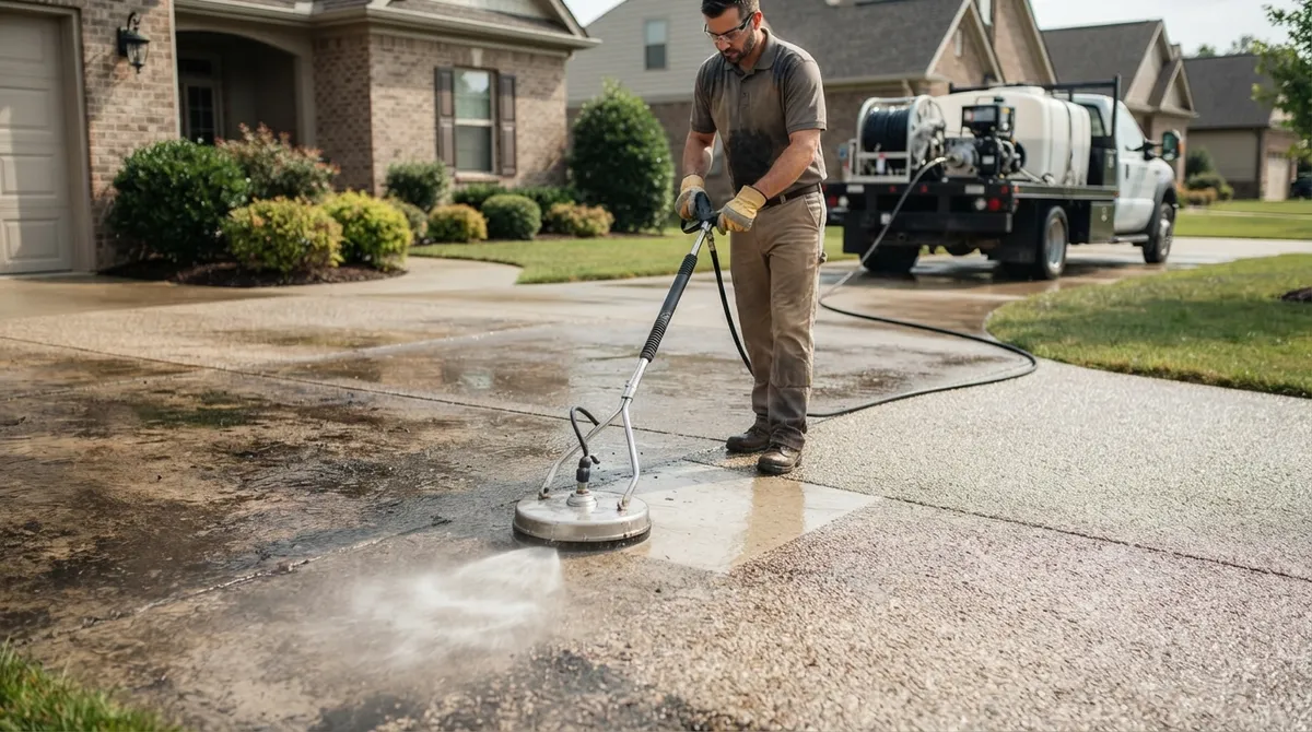 concrete power washing companies near me