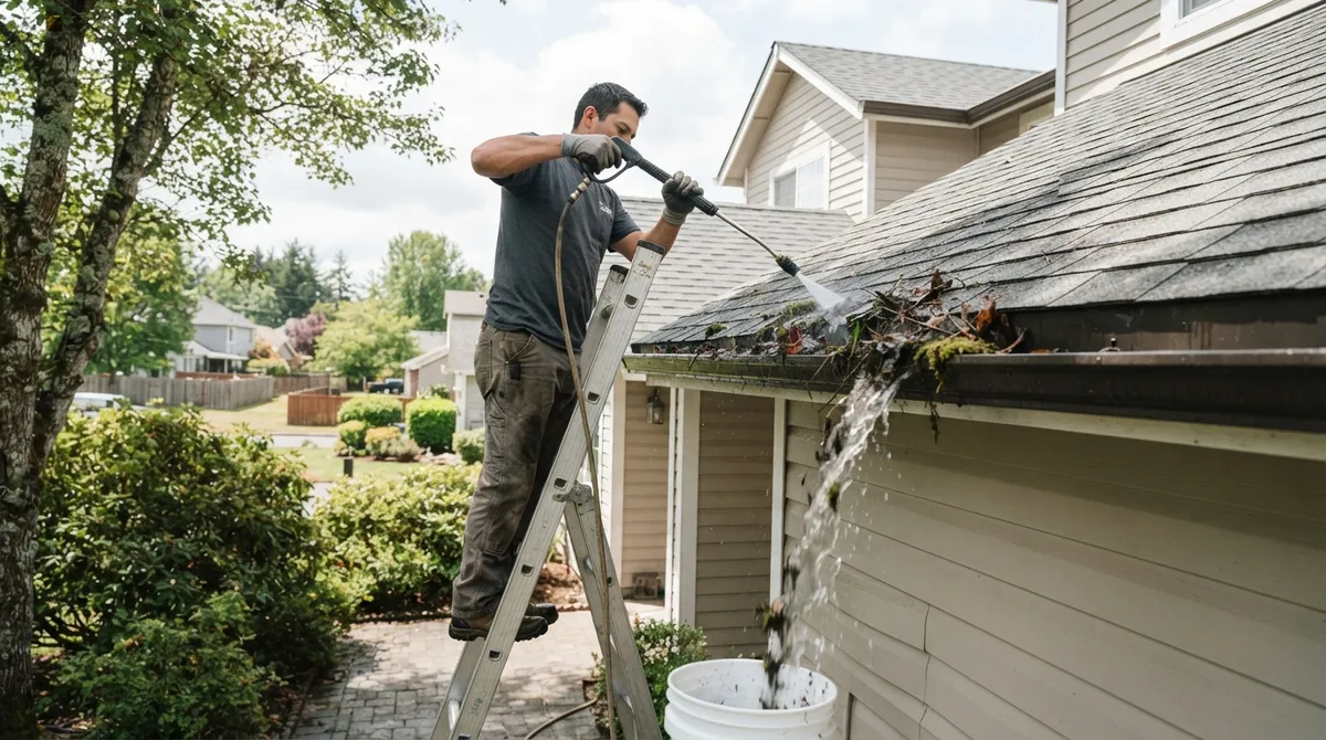 roof gutter cleaning near me